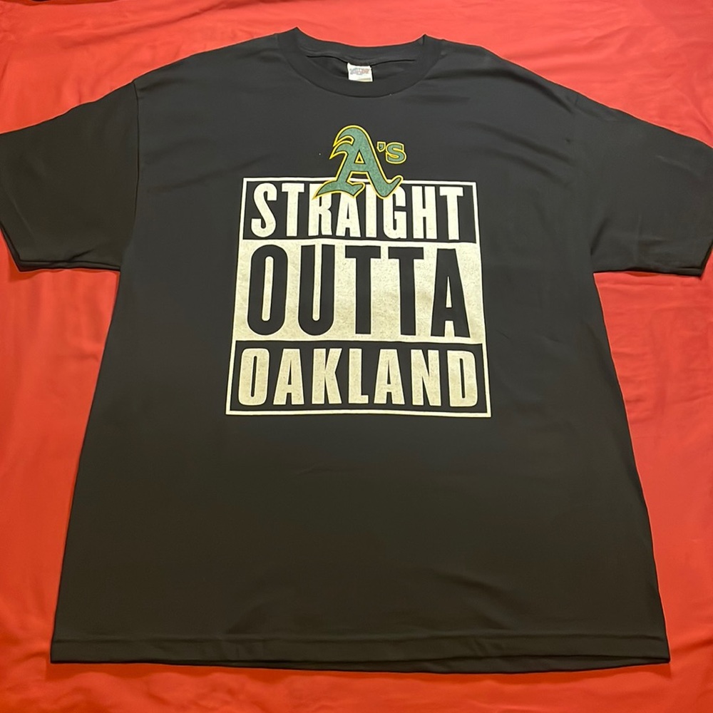 Straight Outta Oakland MLB Oakland A's Tshirt NWOT